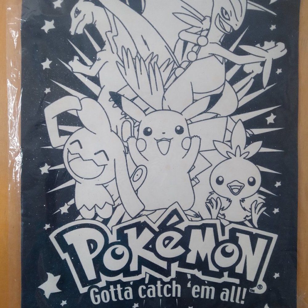 Vintage Rose Art Pokemon Coloring Poster